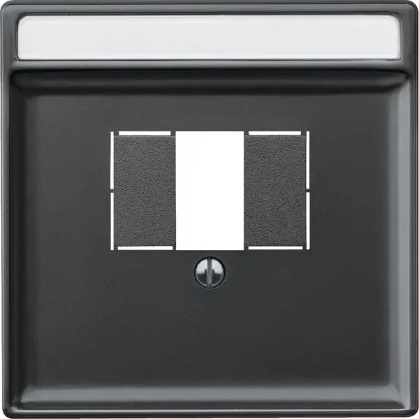 Schneider Electric - 297869 - Central plate for telephone socket-outle - 1
