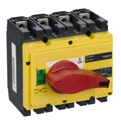 Schneider Electric - 31127 - INS250 4P RED ROTARY HANDLE- - 1