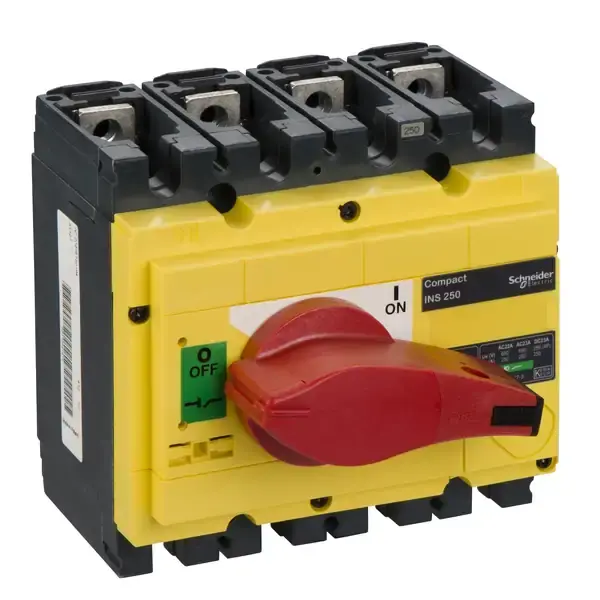 Schneider Electric - 31127 - INS250 4P RED ROTARY HANDLE- - 1