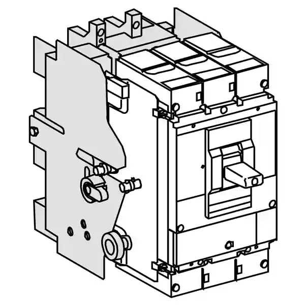 Schneider Electric - 32543 - COMPLETE SET FOR DRAW-OUT 4P - 1