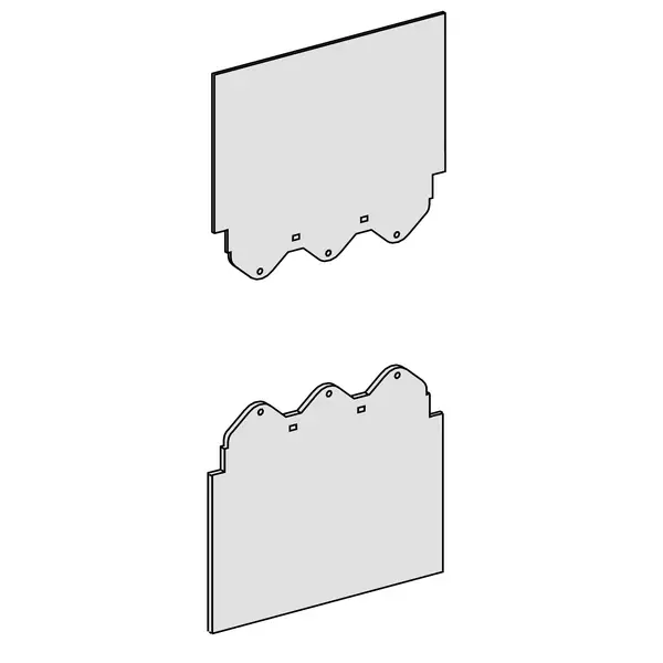 Schneider Electric - 32579 - 2 REAR INSULATING SCREENS - 1
