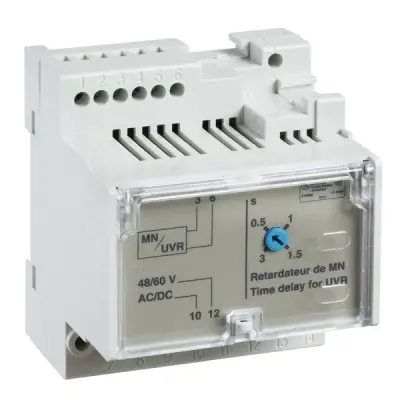 Schneider Electric - 33683 - ADJUSTABLE DELAY UNIT FOR MN - 1