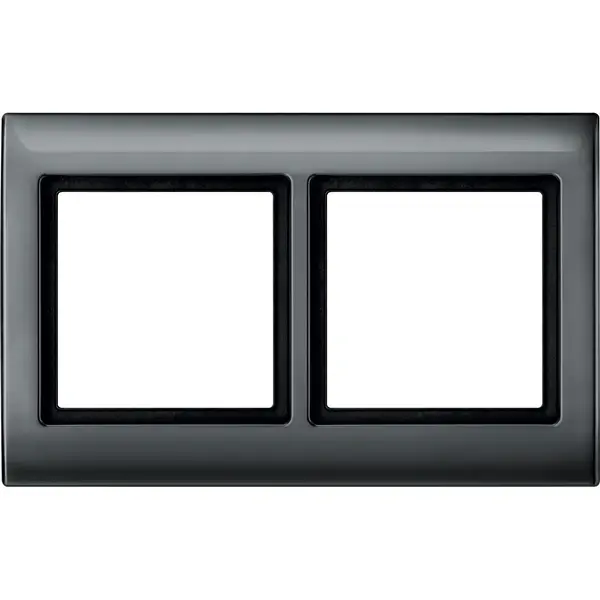Schneider Electric - 400214 - AQUADESIGN frame, 2-gang - 1