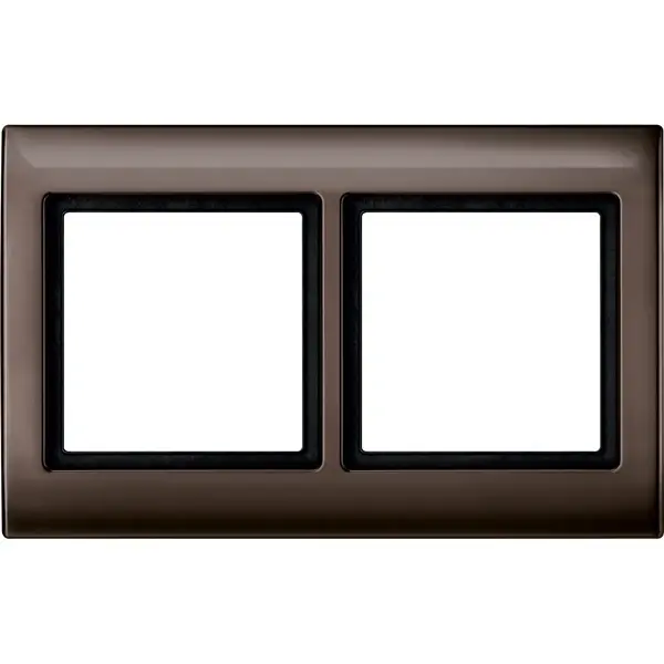 Schneider Electric - 400215 - AQUADESIGN frame, 2-gang - 1