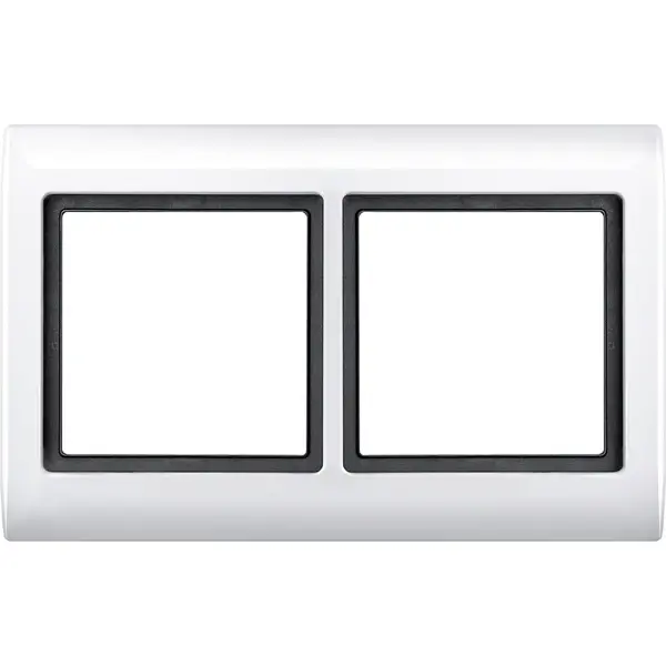 Schneider Electric - 400219 - AQUADESIGN frame, 2-gang - 1