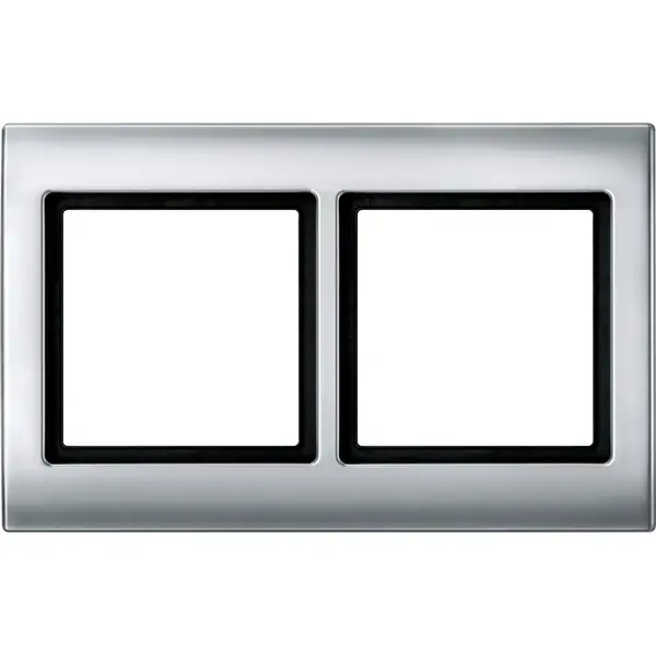 Schneider Electric - 400260 - AQUADESIGN frame, 2-gang - 1