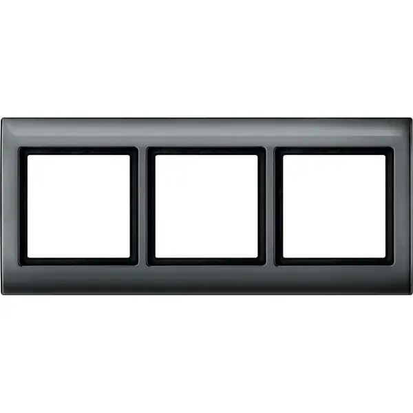 Schneider Electric - 400314 - AQUADESIGN frame, 3-gang - 1