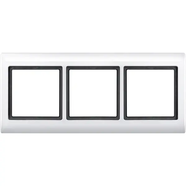 Schneider Electric - 400319 - AQUADESIGN frame, 3-gang - 1