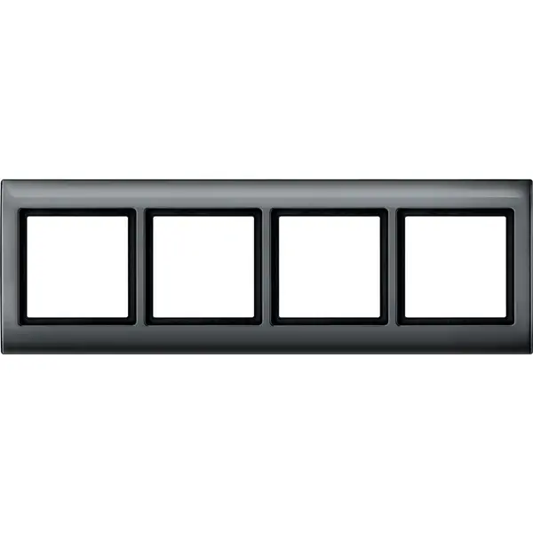 Schneider Electric - 400414 - AQUADESIGN frame, 4-gang - 1