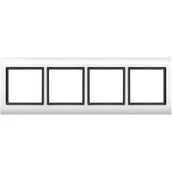 Schneider Electric - 400419 - AQUADESIGN frame, 4-gang - 1