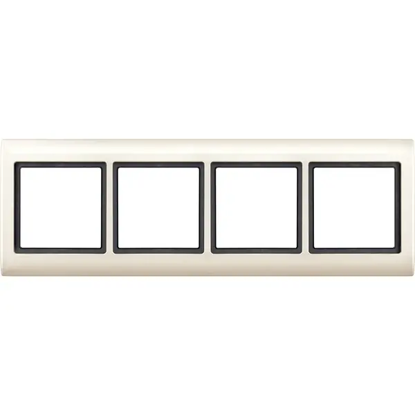 Schneider Electric - 400444 - AQUADESIGN frame, 4-gang - 1