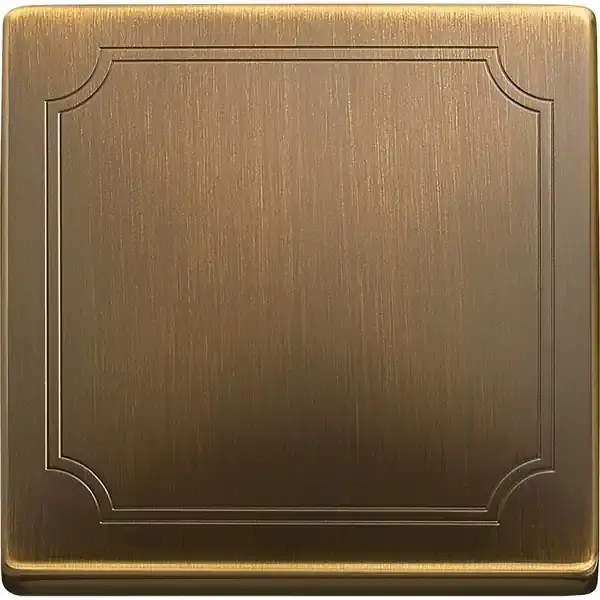 Schneider Electric - 412143 - Rocker, Antique Brass, System Design - 1
