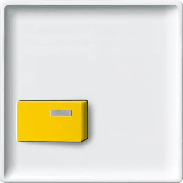Schneider Electric - 444119 - Central plate for cutout button, yellow - 1