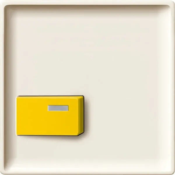 Schneider Electric - 444144 - Central plate for cutout button, yellow - 1