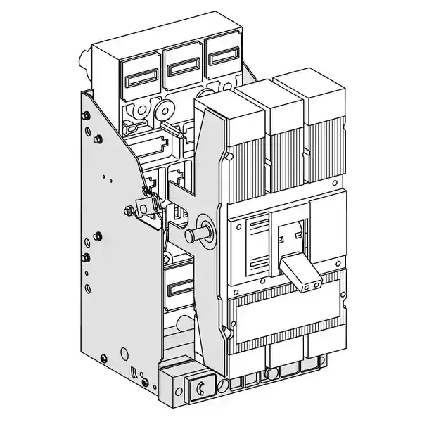 Schneider Electric - 46423 - FLAT PAD KIT 3P C801/1251NH - 1