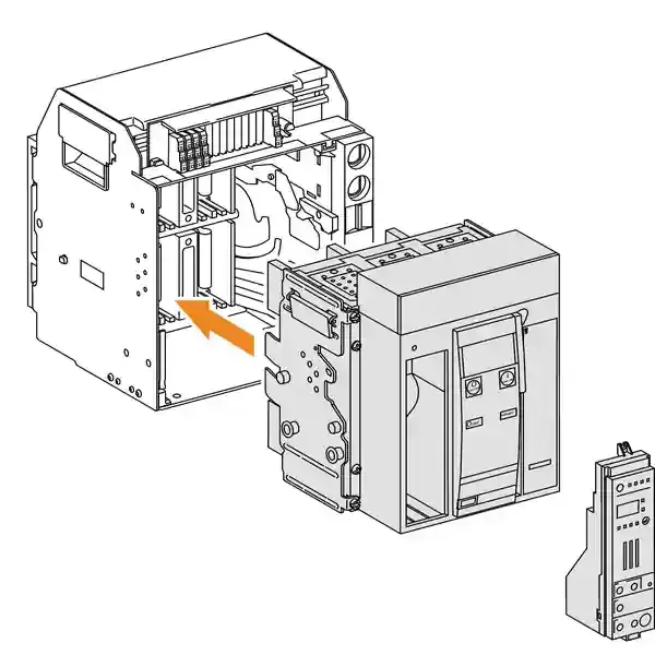 Schneider Electric - 47231 - nt 12 h2 3p basic frame d - 1
