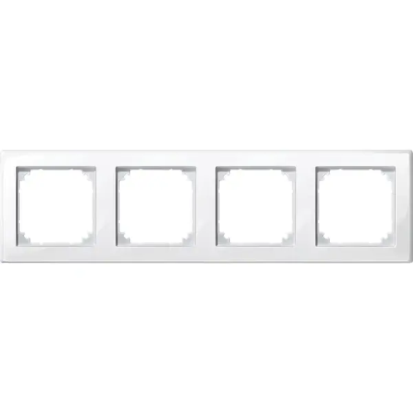 Schneider Electric - 478419 - M-SMART frame, 4-gang - 1