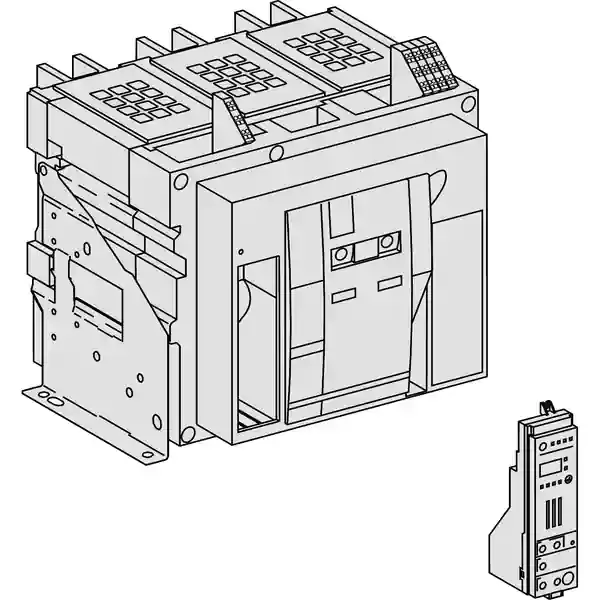 Schneider Electric - 48109 - NW 40B H1 4P BASIC FRAME FIXED - 1