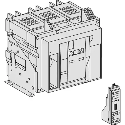 Schneider Electric - 48121 - NW 63 H1 4P BASIC FRAME FIXED - 1