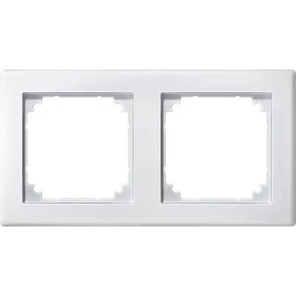 Schneider Electric - 484219 - M-SMART frame, 2-gang - 1