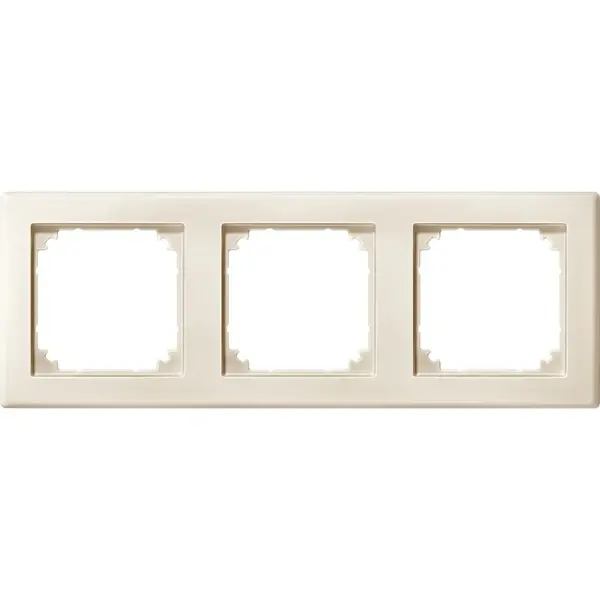 Schneider Electric - 484344 - M-SMART frame, 3-gang - 1