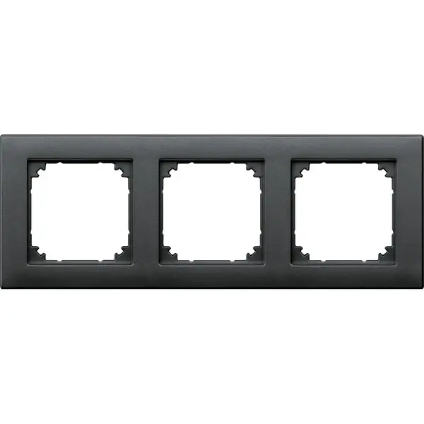 Schneider Electric - 488314 - M-PLAN II frame, 3-gang, flush-mounted - 1