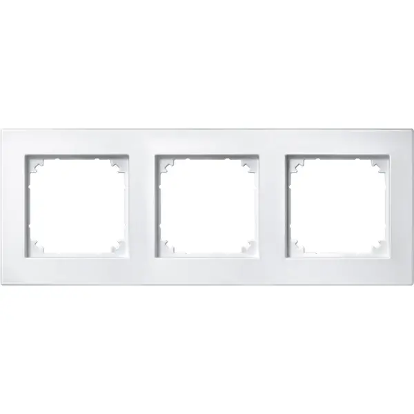Schneider Electric - 488319 - M-PLAN II frame, 3-gang, flush-mounted - 1