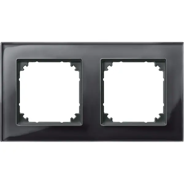Schneider Electric - 489203 - glass frame mplan black - 1