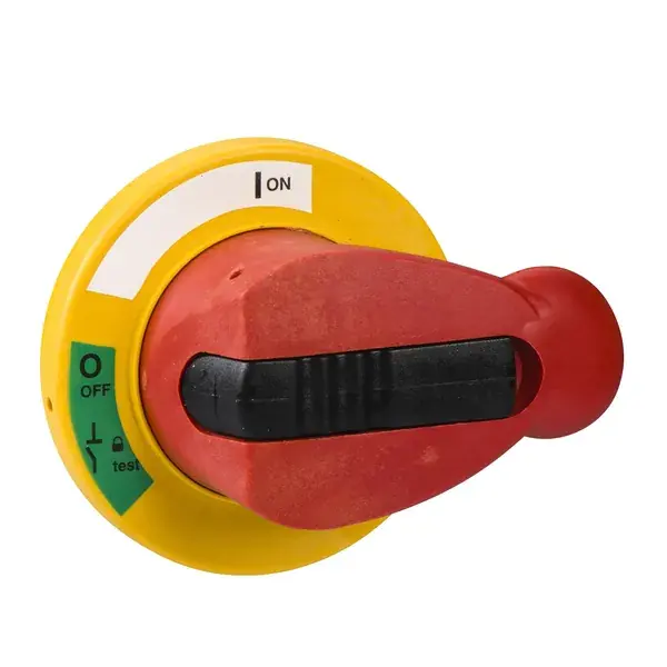Schneider Electric - 49616 - EXT RED/YELLOW HANDLE(65MM) FOR INF63/16 - 1