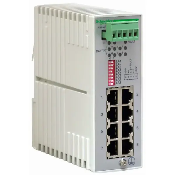 Schneider Electric - 499NES18100 - ConneXium 8 PO0RTs ETHERNET SWITCH - 1