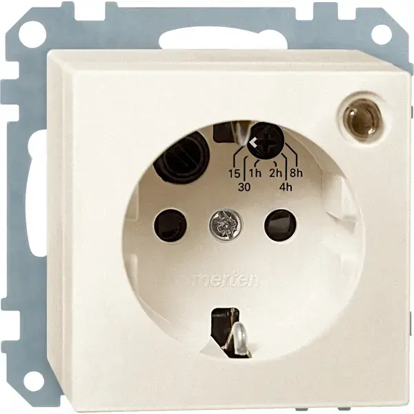 Schneider Electric - 500144 - SCHUKO timer socket-outlet insert with i - 1