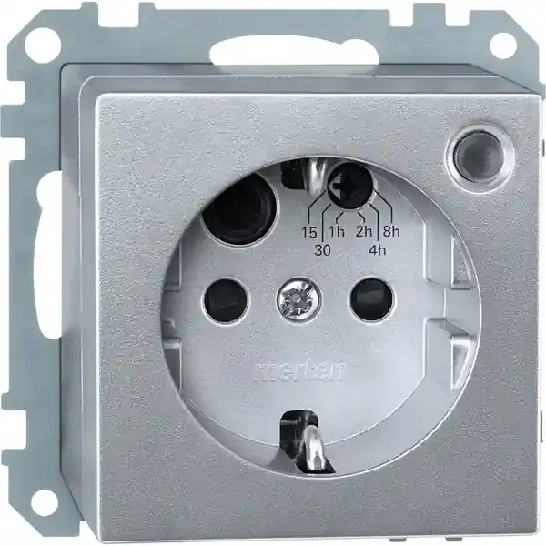 Schneider Electric - 500160 - SCHUKO timer socket-outlet insert with i - 1