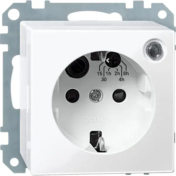 Schneider Electric - 501119 - SCHUKO timer socket-outlet insert with i - 1