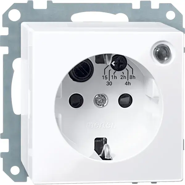 Schneider Electric - 501125 - SCHUKO timer socket-outlet insert with i - 1