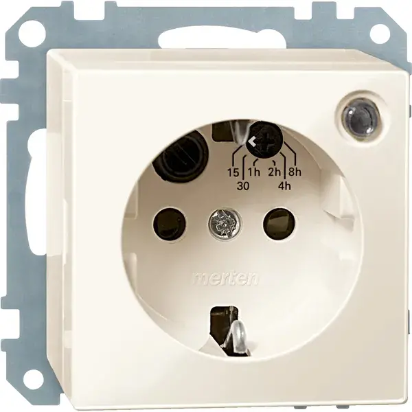 Schneider Electric - 501144 - SCHUKO timer socket-outlet insert with i - 1