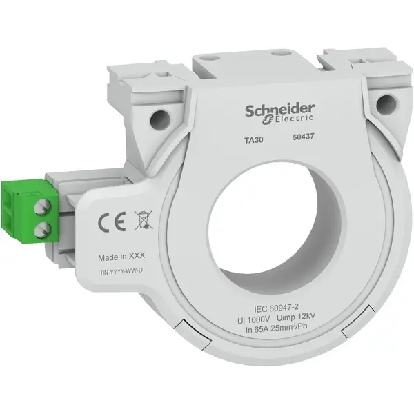 Schneider Electric - 50437 - CLOSED TOROID TA30 65A DIA. 30MM - 1