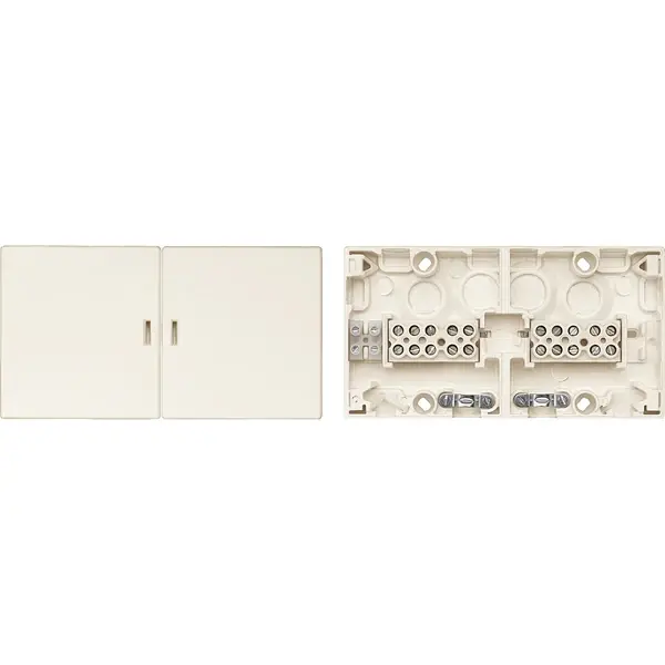 Schneider Electric - 521044 - Three-SecAppConbox,flush-&Surf-Mount,PW - 1