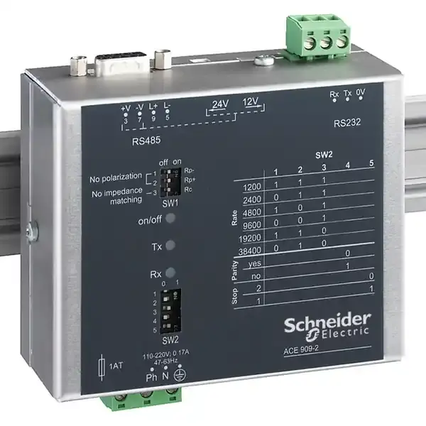 Schneider Electric - 59648 - CONVERTER RS232/RS485 ACE909-2 - 1