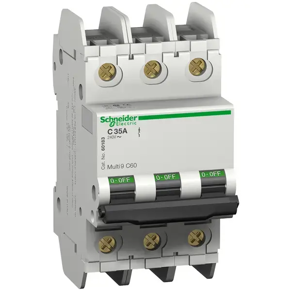 Schneider Electric - 60179 - C60N 3P 10A C UL489 - 1