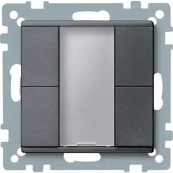 Schneider Electric - 627614 - Push-button, 2-gang plus - 1
