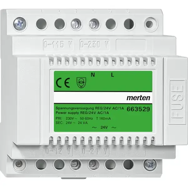 Schneider Electric - 663529 - Power supply REG, AC 24 V/1 A - 1