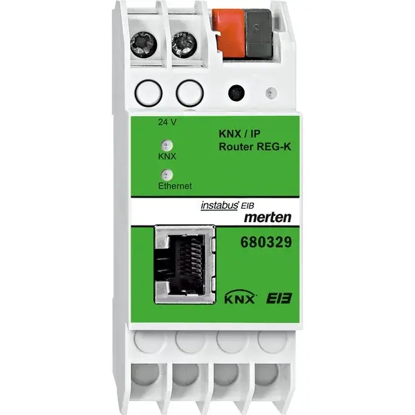Schneider Electric - 680329 - KNX/IP router REG-K, light grey - 1