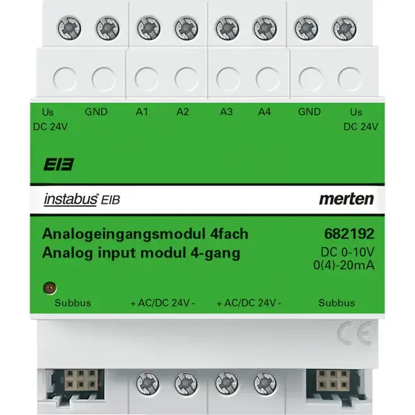 Schneider Electric - 682192 - Analogue input module REG/4-gang - 1