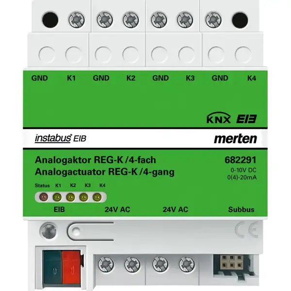 Schneider Electric - 682291 - Analogue actuator REG-K/4-gang - 1