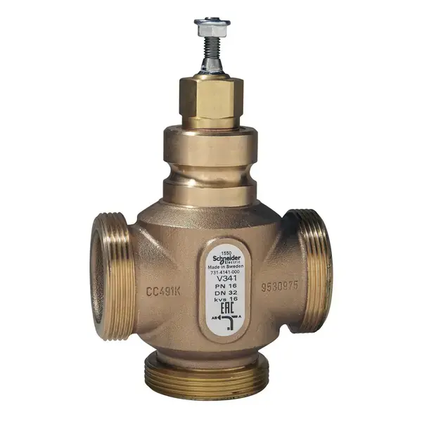 Schneider Electric - 7314141000 - Valve 3Way Thread V341/32/16 - 1
