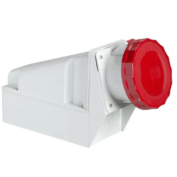 Schneider Electric - 81132 - PrtKa 3P+E 63A 380-415V Wall Socket IP44 - 1