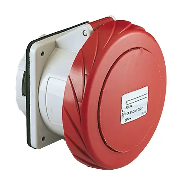 Schneider Electric - 81683 - PrtK 3P+E+N 63A 380-415V Panel Plug IP67 - 1