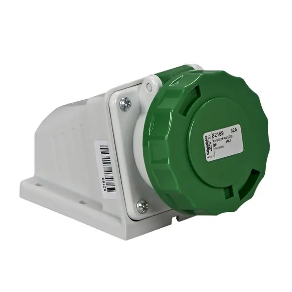Schneider Electric - 82170 - DUVAR PRİZİ CEE 3P 32A 24/48V IP67 4H - 1