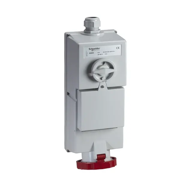 Schneider Electric - 82883 - PrtK 3P+E+N 63A 380-415V Iso Wall S IP65 - 1