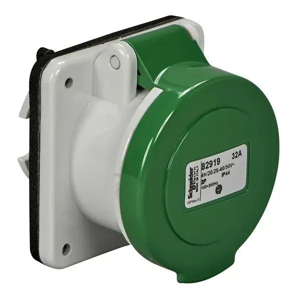 Schneider Electric - 82920 - MAKİNA PRİZİ CEE 3P 32A 24/48V IP44 4H - 1